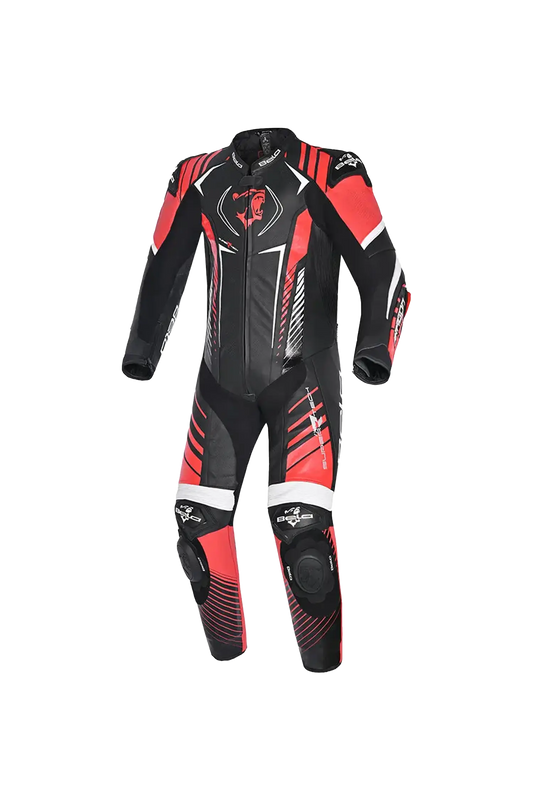 Bela Aragone Tuta da moto Nera/Rossa intera (1 PZ) 