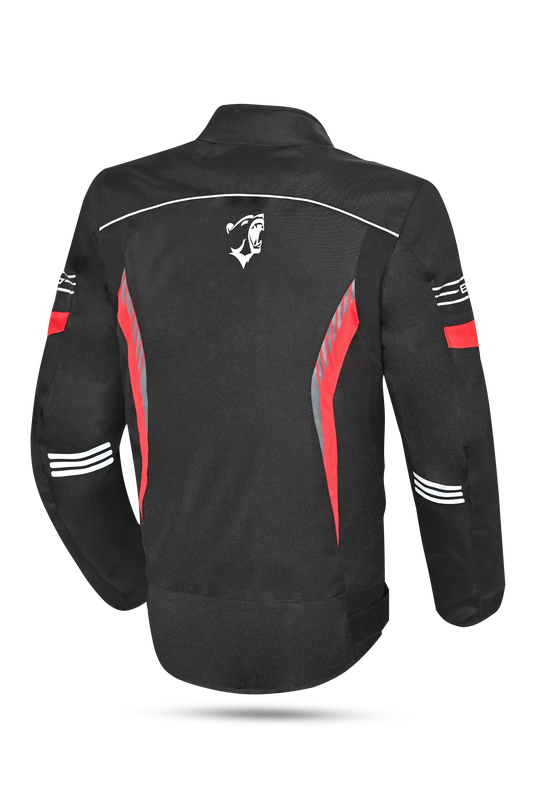 Bela Bradley Rosso Giacca Tessile da Moto 