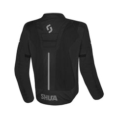SHUA GRAVITY LITE GIACCA TESSUTO ESTIVO TRAFORATO UOMO NERO GRIGIO 