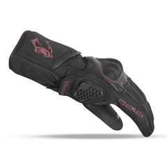 Bela - Frost Shield Guantes Negro Burdeos Burgundy 