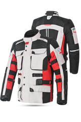 Bela Cross Road Extreme WP uomo Giacca Tre strati moto ( Maniche removibili ) 