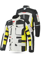 Bela Cross Road Extreme WP uomo Giacca Tre strati moto ( Maniche removibili ) 