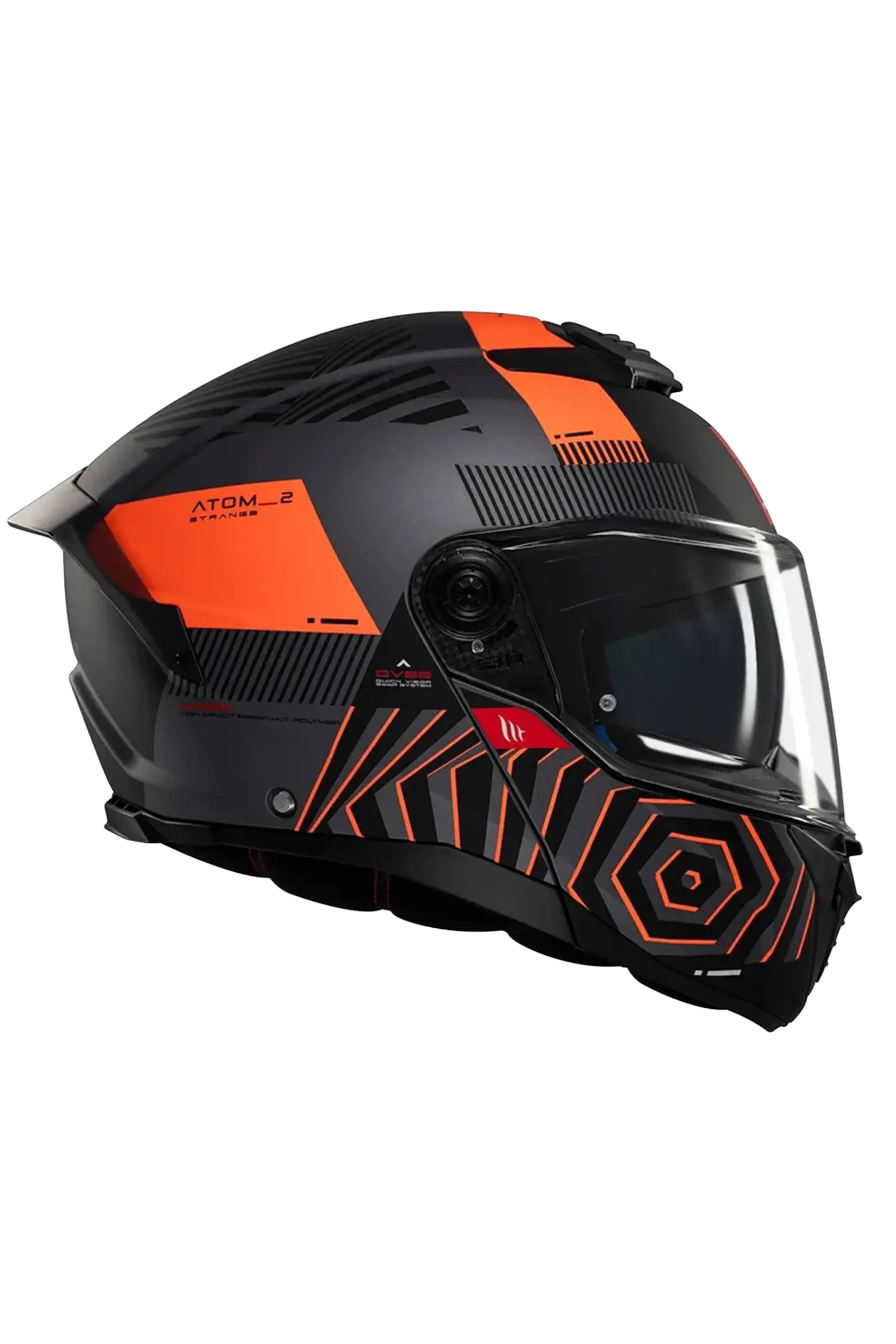 MT Atom 2 Strange C4 Moto Modulare Sportivo Turismo Caschi 