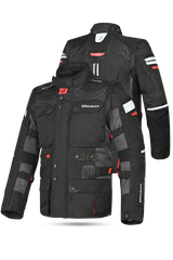 Bela Cross Road Extreme WP uomo Giacca Tre strati moto (Maniche removibili) 