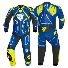 R-TECH RISING STAR MIX KANGAROO TUTA DI MOTO INTERA UOMO BLU GIALLO 
