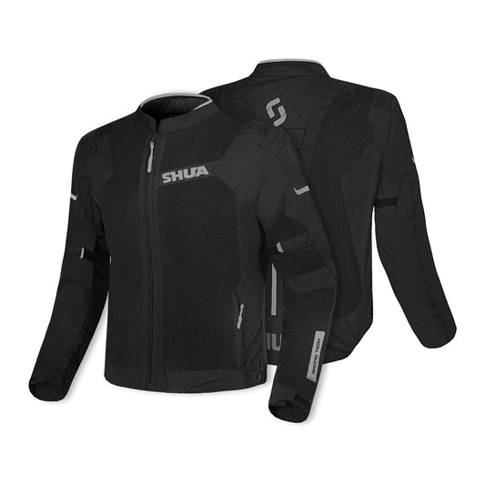 SHUA GRAVITY LITE GIACCA TESSUTO ESTIVO TRAFORATO UOMO NERO GRIGIO – Yamoto.it