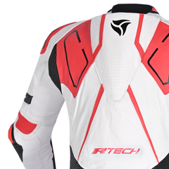 R-TECH TUTA 1PC RISING STAR UOMO BIANCO/ROSSO/NERO