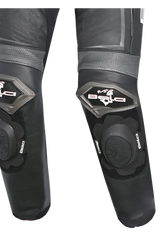 Bela Beast Tuta da Moto Nera/Bianca/Grigio scuro Tuta intera (1 pezzo) 
