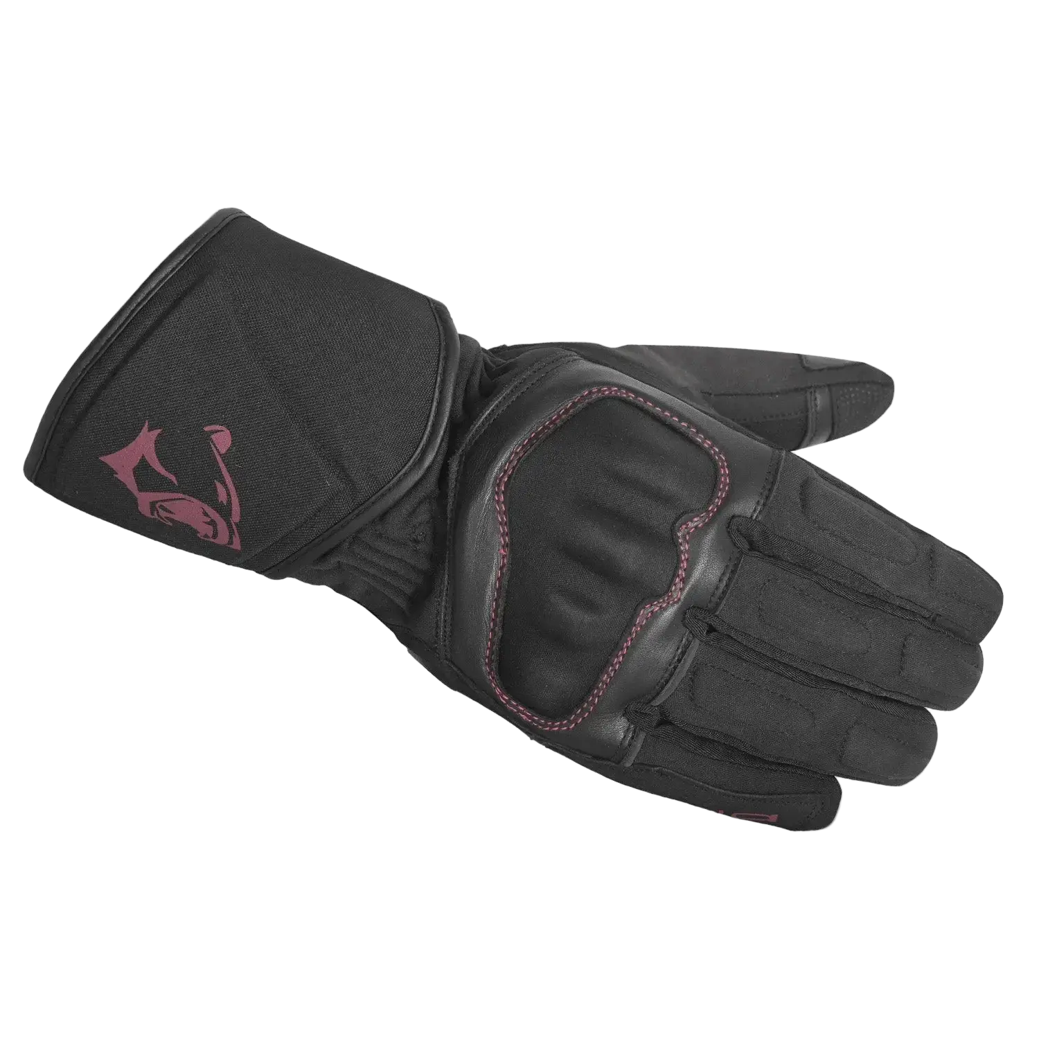 Bela - Guanti Frost Shield Uomo Nero Bordeaux Burgundy 