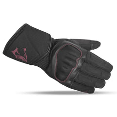 Bela - Frost Shield Guantes Negro Burdeos Burgundy 