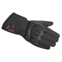 Bela - Guanti Frost Shield Uomo Nero Bordeaux Burgundy 