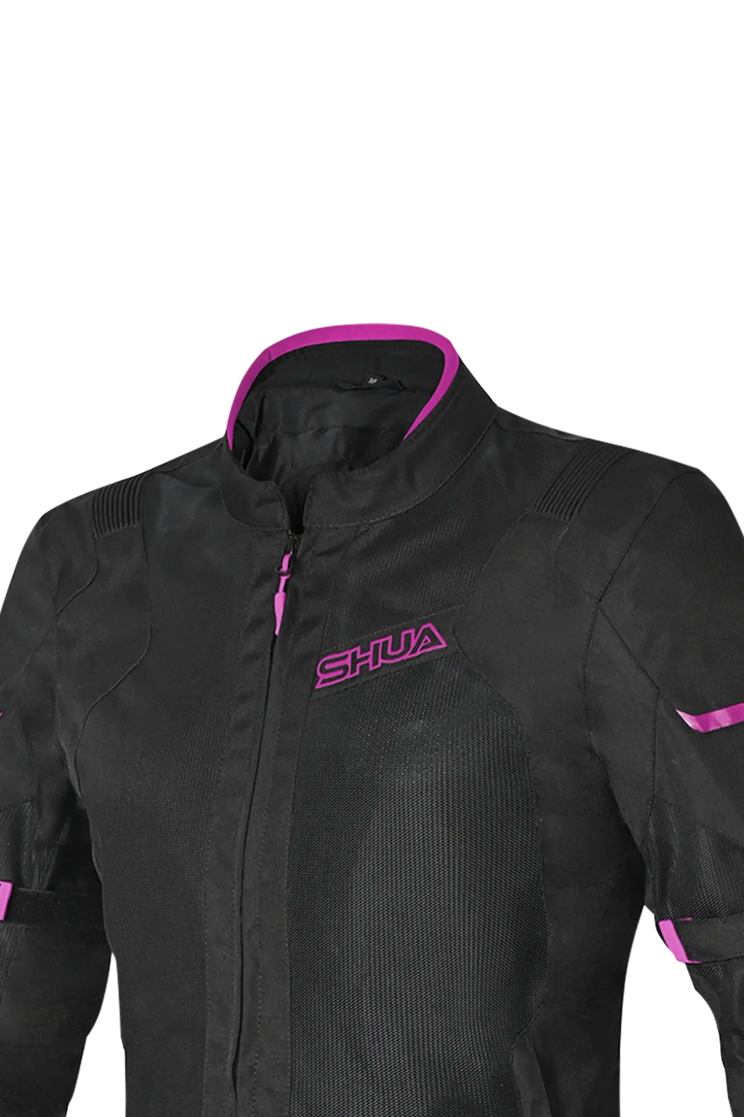 SHUA - GRAVITY LITE GIACCA IN TESSUTO DONNA NERO/FUCSIA Estivo traforato 