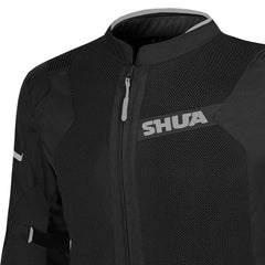 SHUA GRAVITY LITE GIACCA TESSUTO ESTIVO TRAFORATO UOMO NERO GRIGIO 
