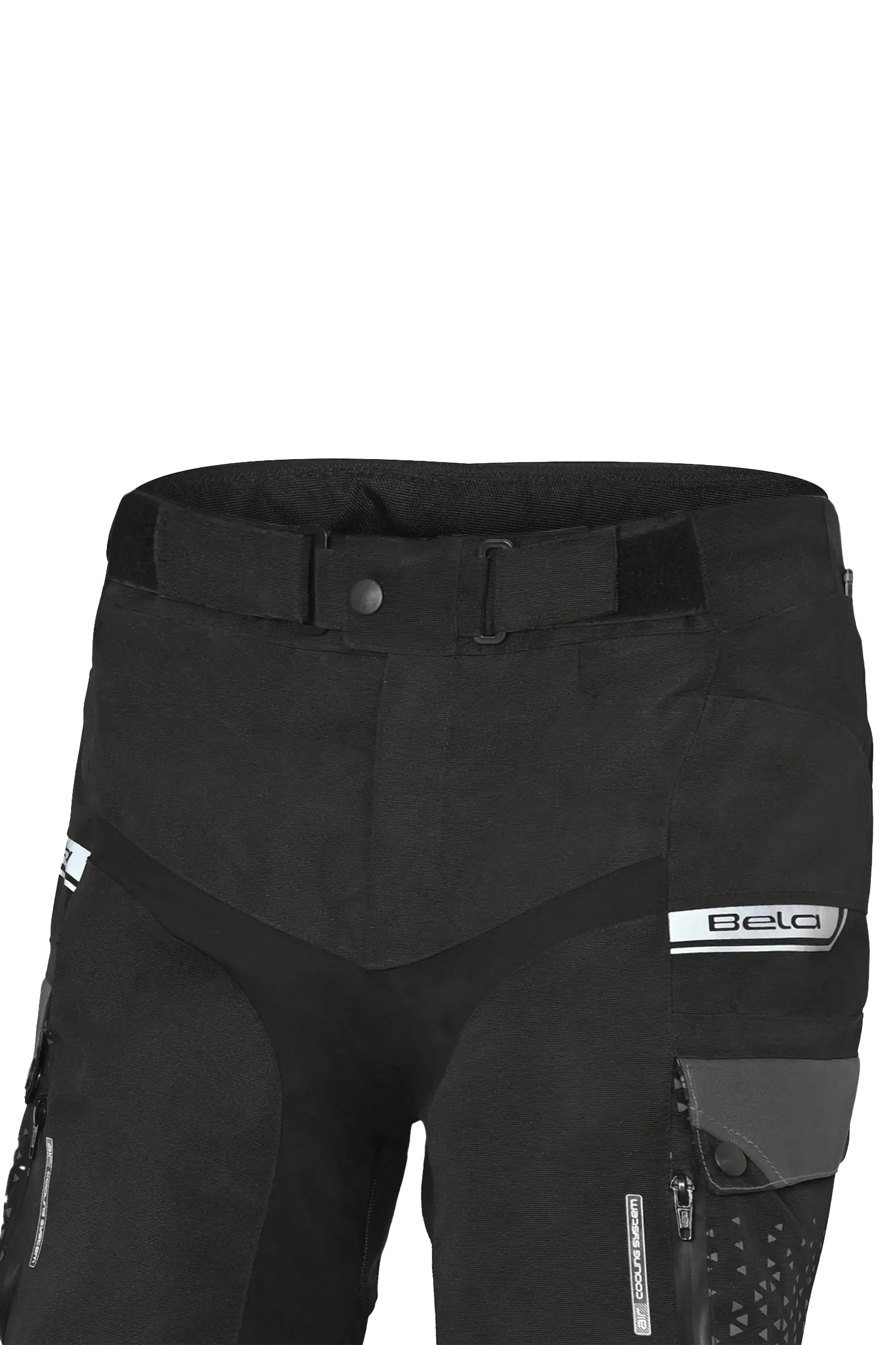 Bela Crossroad Extreme WP Pantaloni tessuto impermeabile UOMO Nero/Antracite/Rosso 