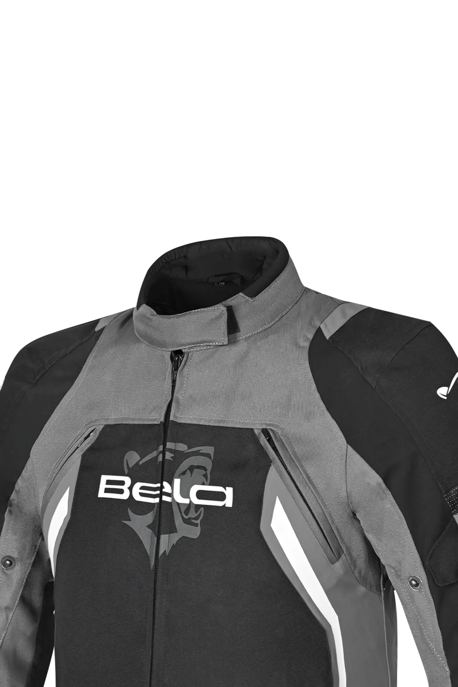 Bela Cordaniel Giacca moto Nera/Grigio scuro 