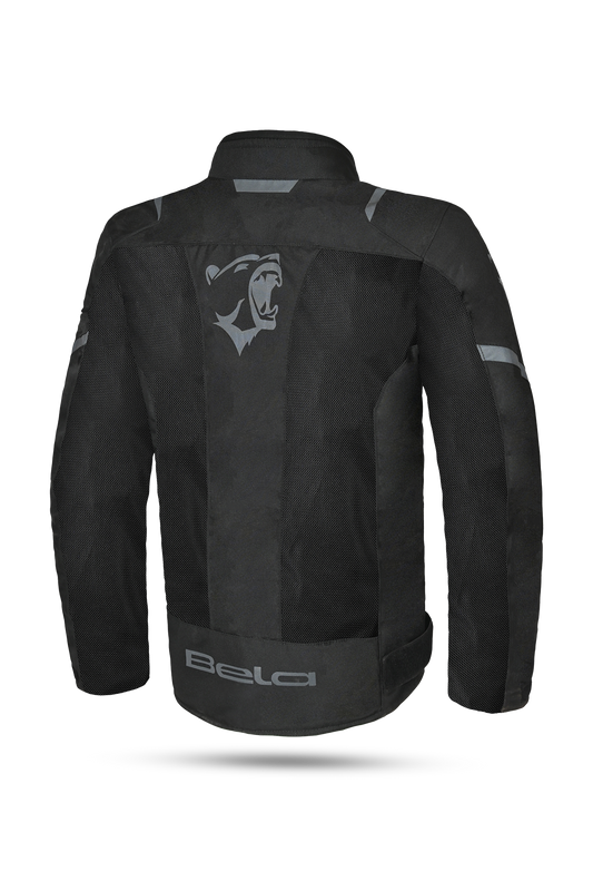 Bela Mesh Pro Estivo traforato Uomo Nero tessuto moto 
