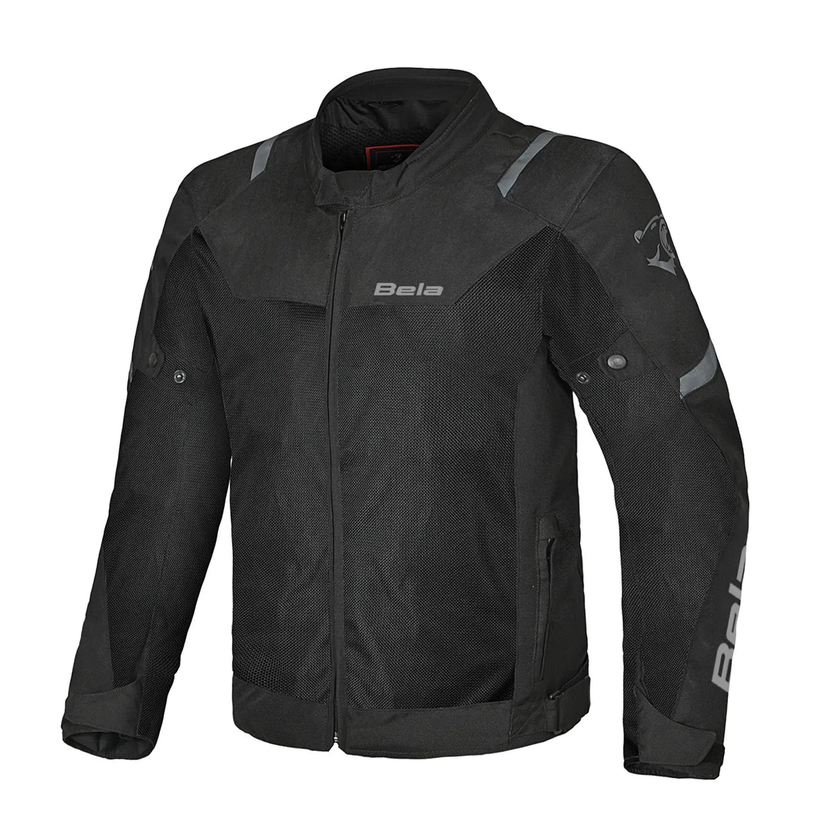 BELA MESH PRO GIACCA DI MOTO IN TESSUTO TRAFORATO ESTIVA UOMO NERO 