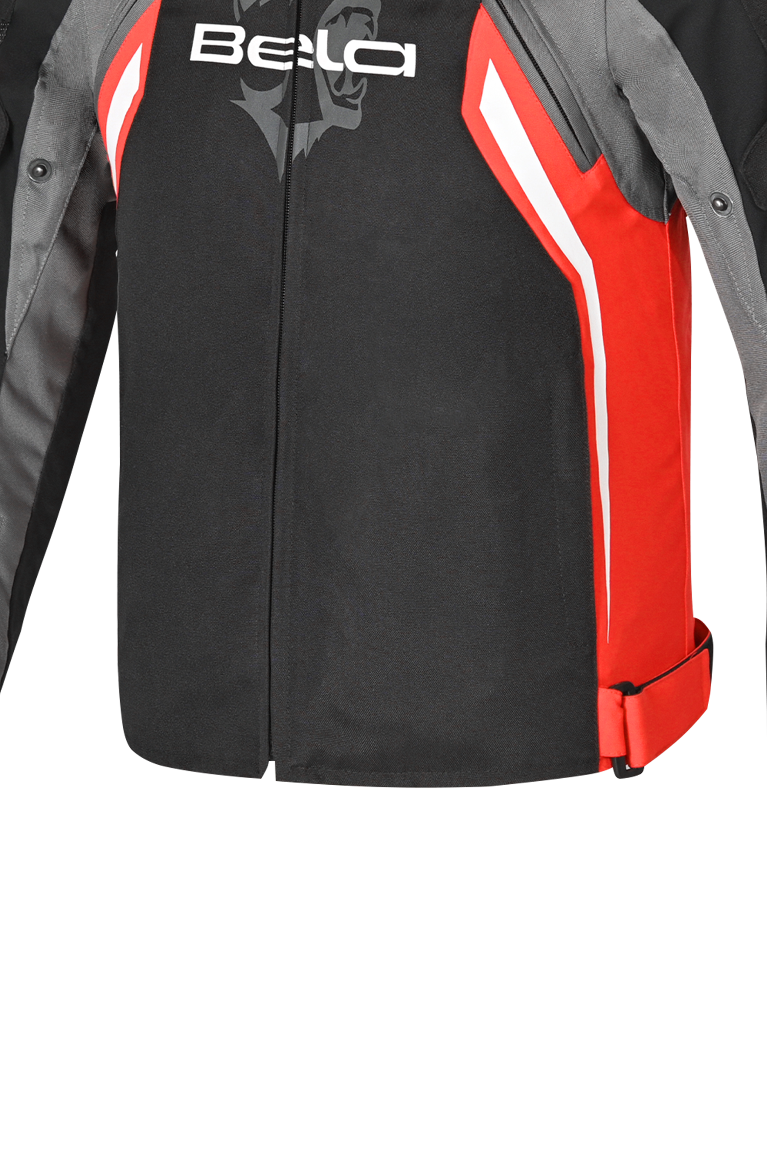 Bela Cordaniel Giacca moto Nera Grigio scuro Rosso 