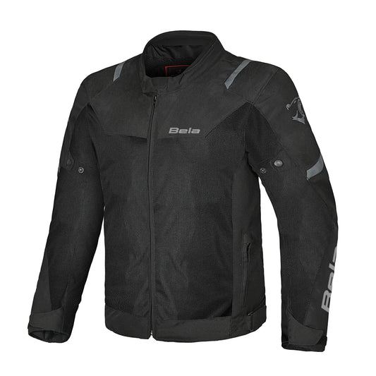 Tejido de motociclismo negro perforado Bela Mesh Pro para hombre, de verano – Yamoto.it