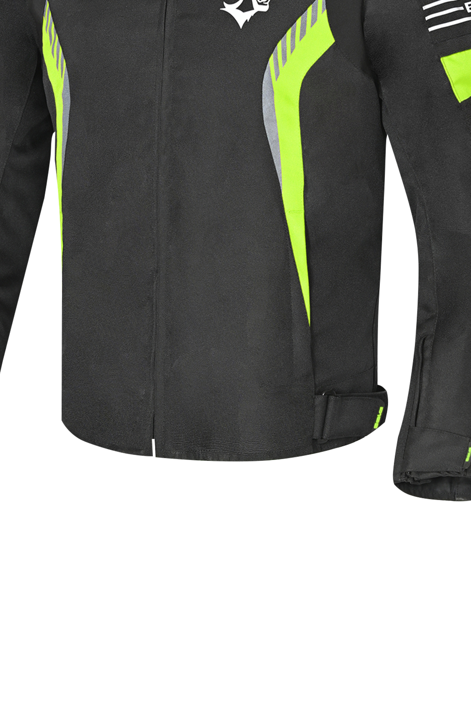 Bela Bradley Giacca da Moto Nero/ Giallo Fluor 