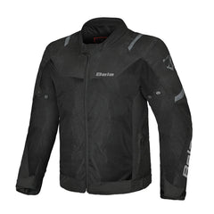 BELA MESH PRO GIACCA DI MOTO IN TESSUTO TRAFORATO ESTIVA UOMO NERO 