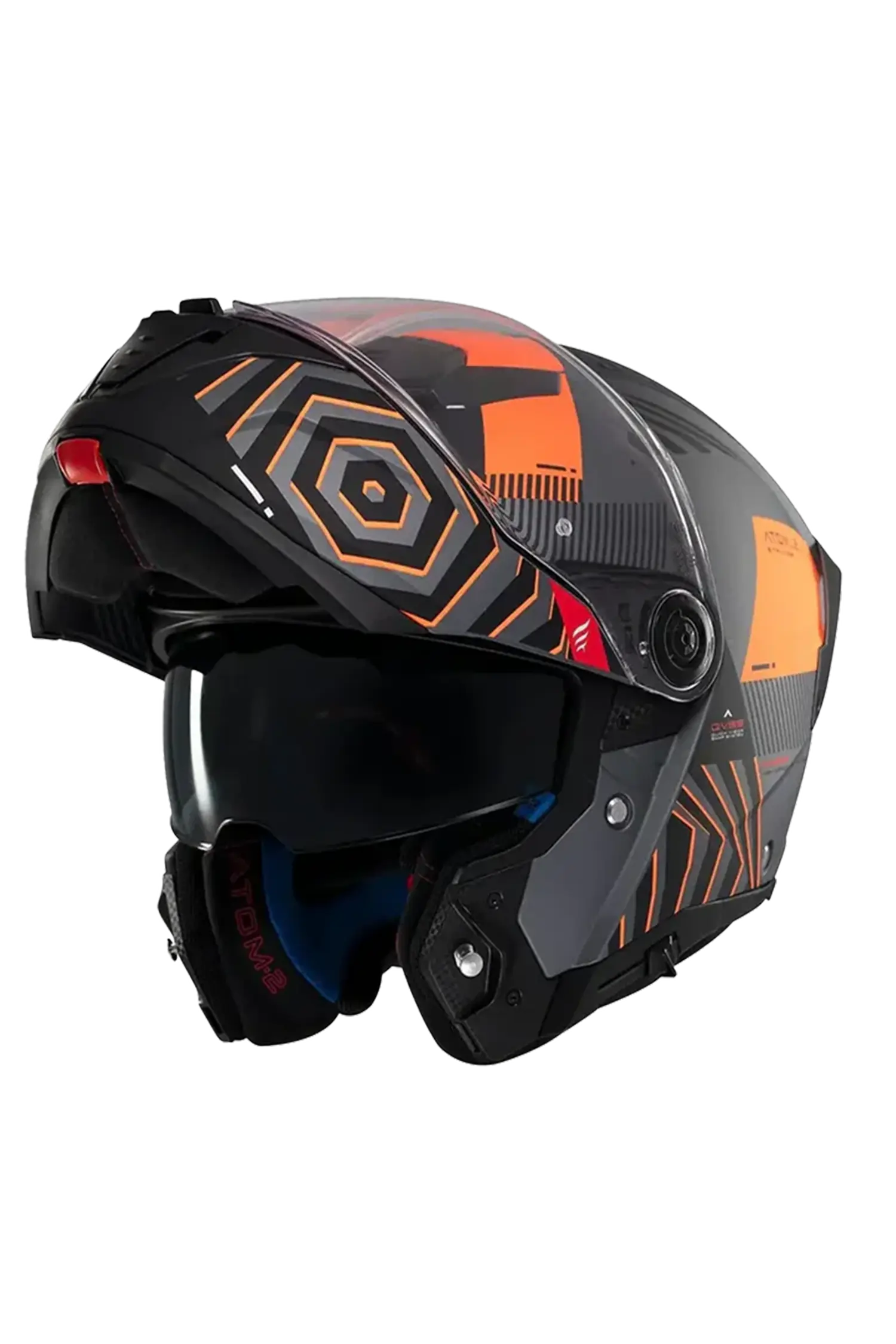 MT Atom 2 Strange C4 Moto Modulare Sportivo Turismo Caschi 