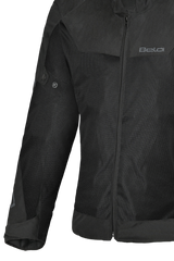 Bela Mesh Pro Estivo traforato Donna Nero in tessuto per moto 