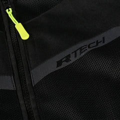 R-TECH SPIRAL MESH GIACCA MOTO ESTIVA TESSUTO UOMO GIALLO FLUO NERO ROSSO 