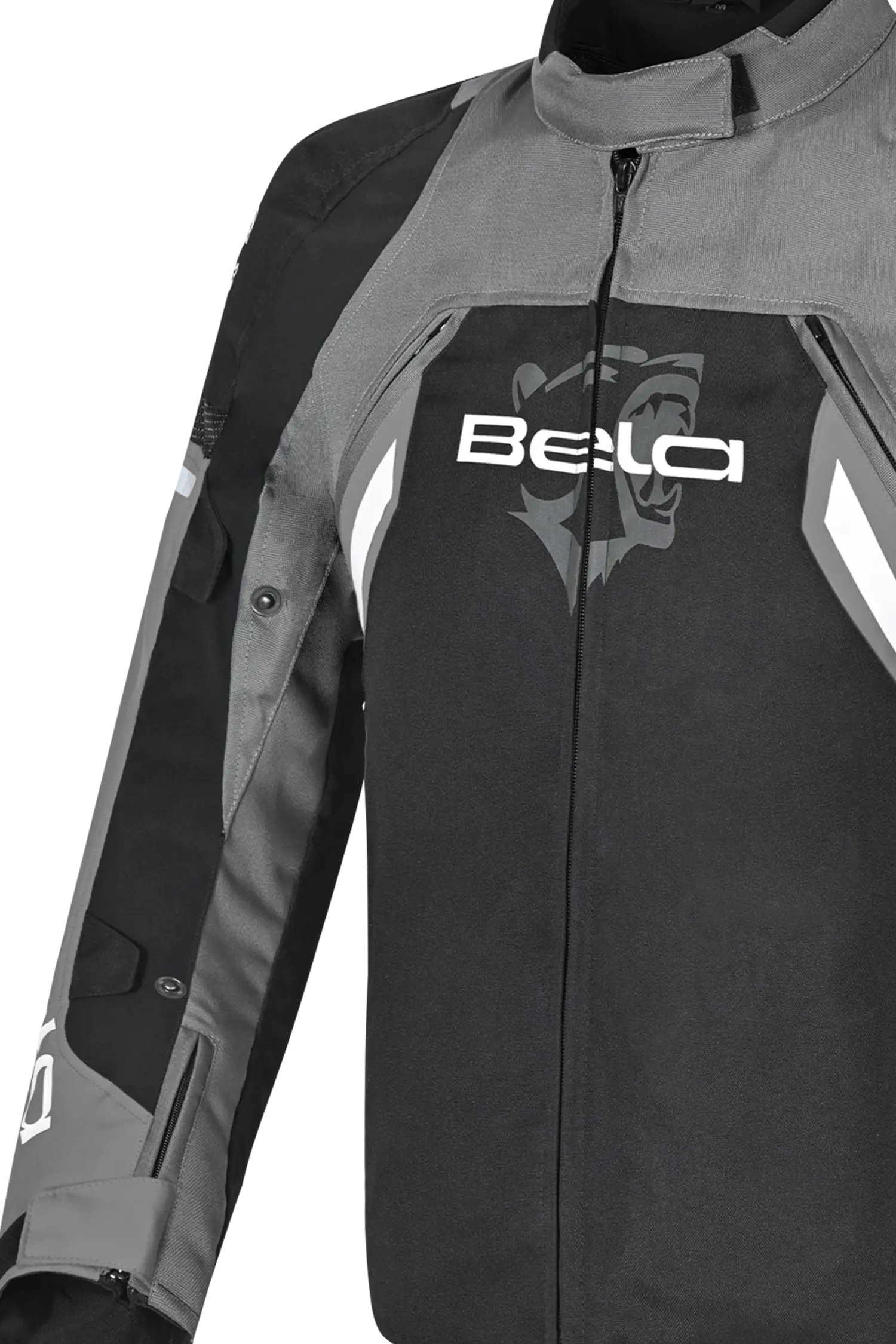 Bela Cordaniel Giacca moto Nera/Grigio scuro 