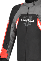 Bela Cordaniel Giacca moto Nera Grigio scuro Rosso 