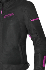 SHUA - GRAVITY LITE GIACCA IN TESSUTO DONNA NERO/FUCSIA Estivo traforato 