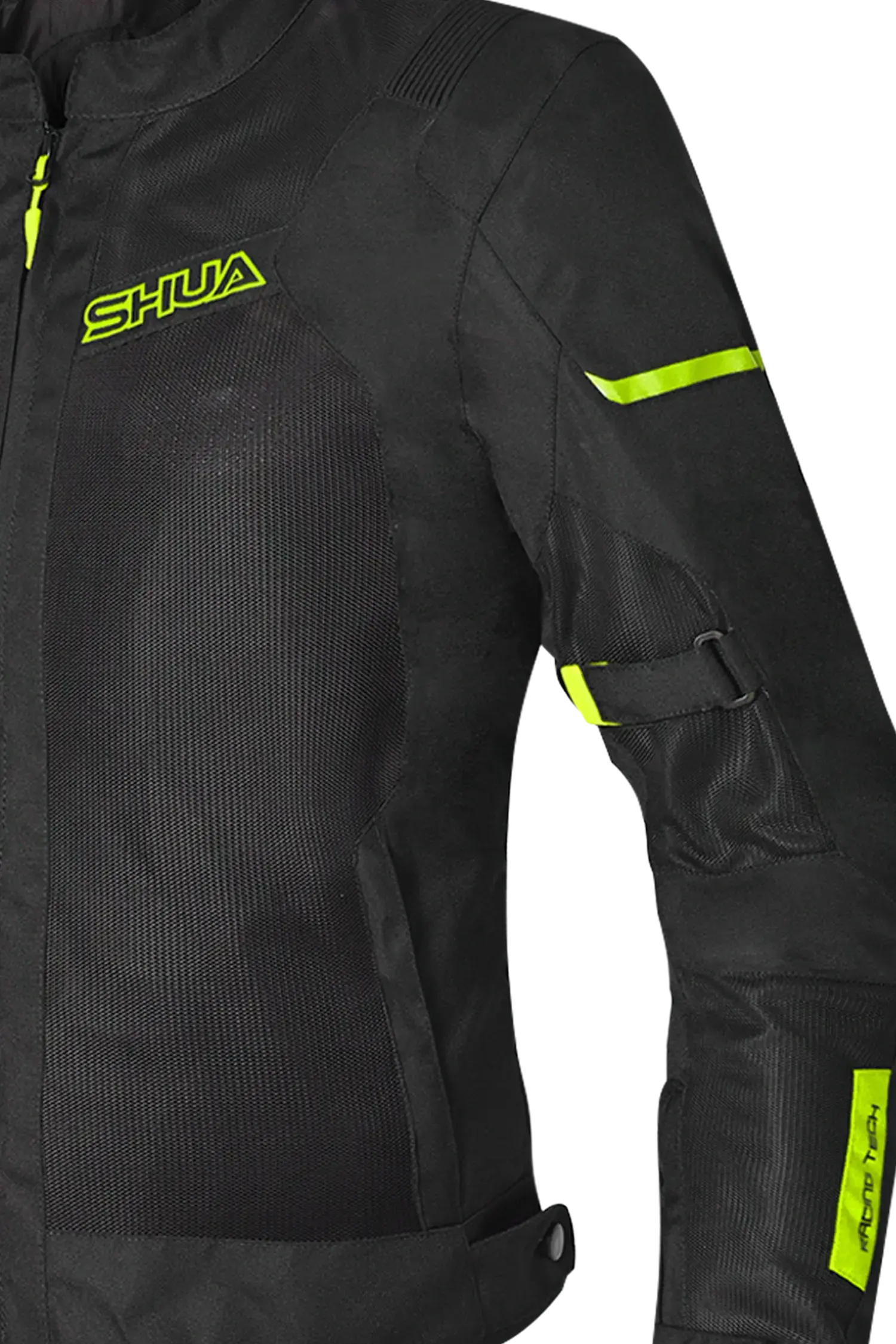 SHUA GRAVITY LITE GIACCA IN TESSUTO NERO/FLU/GIALLO  Estivo traforato Uomo 