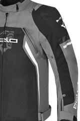 Bela Cordaniel Giacca moto Nera/Grigio scuro 