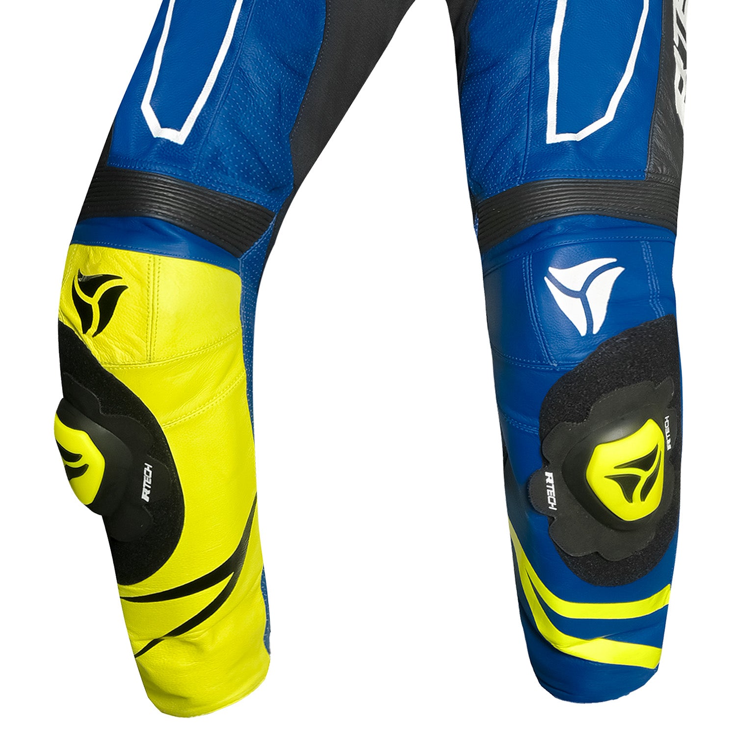 R-TECH RISING STAR MIX KANGAROO TUTA DI MOTO INTERA UOMO BLU GIALLO 