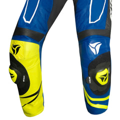 R-TECH RISING STAR MIX KANGAROO TUTA DI MOTO INTERA UOMO BLU GIALLO 