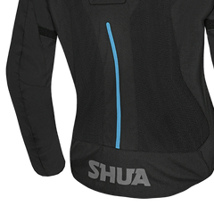 SHUA GIACCA TESSUTO GRAVITY LITE ESTIVO TRAFORATO UOMO NERO BLU GRIGIO 