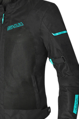 SHUA - GIACCA IN TESSUTO GRAVITY LITE NERO/TERQUISE donna Estivo traforato 