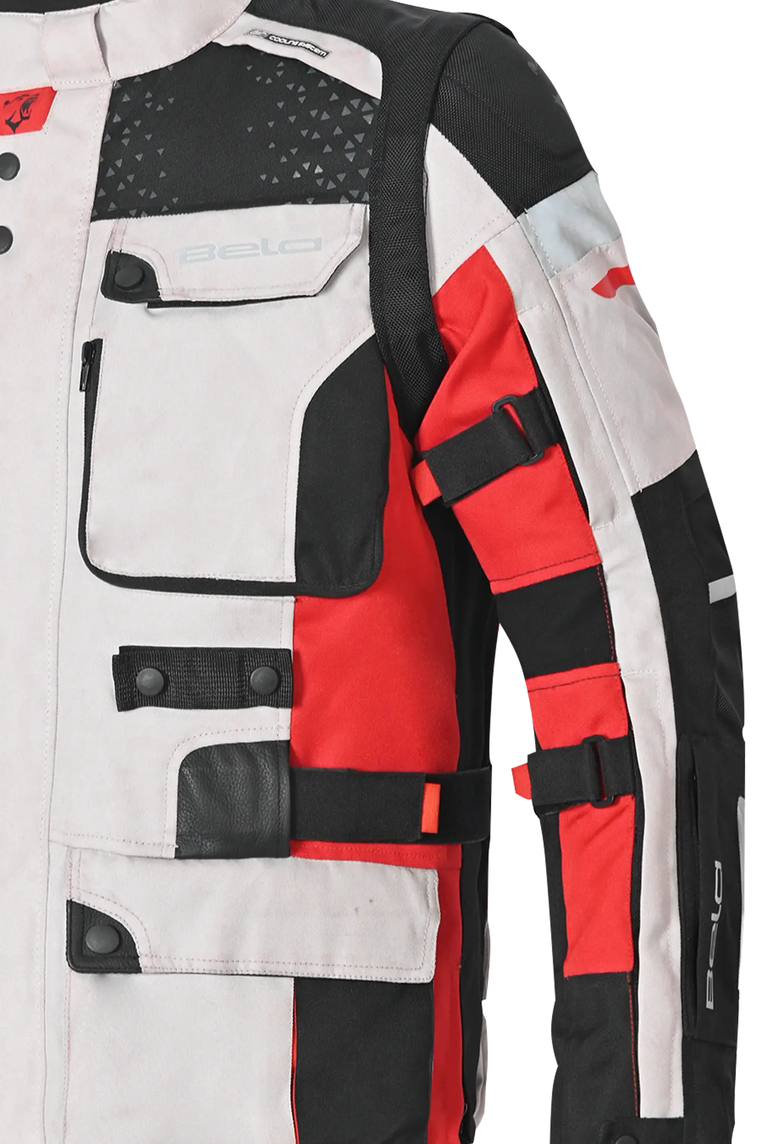 Bela Cross Road Extreme WP uomo Giacca Tre strati moto ( Maniche removibili ) 