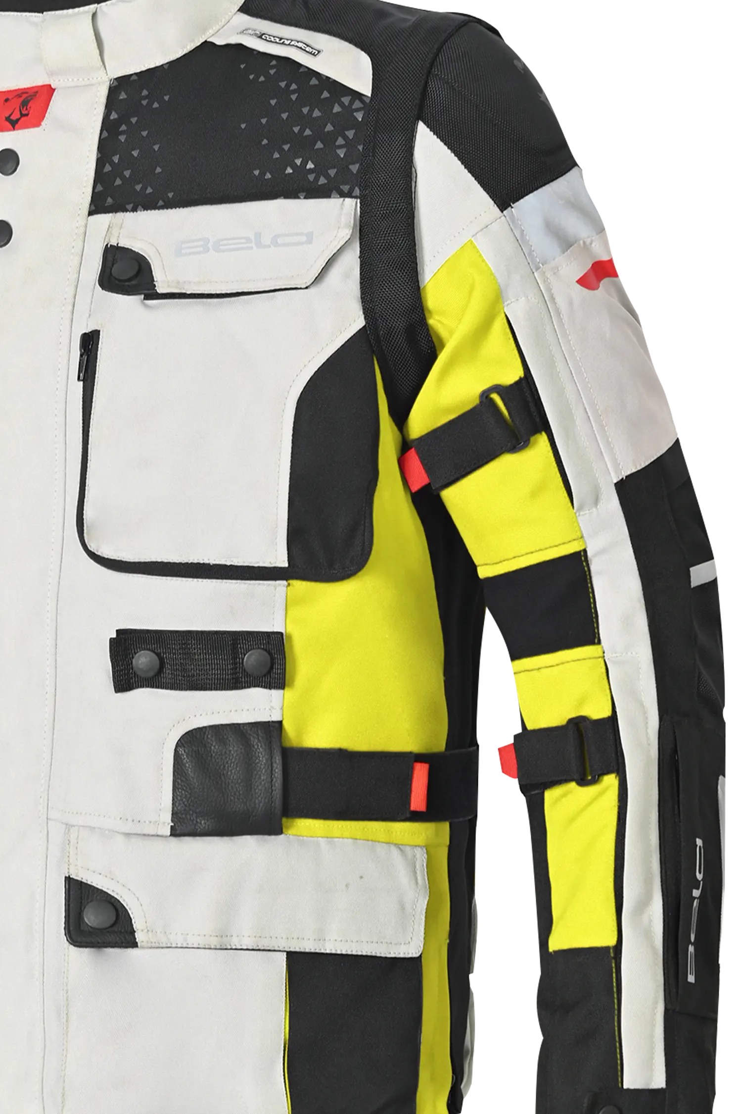 Bela Cross Road Extreme WP uomo Giacca Tre strati moto ( Maniche removibili ) 