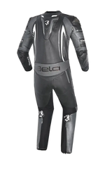 Bela Beast Tuta da Moto Nera/Bianca/Grigio scuro Tuta intera (1 pezzo) 