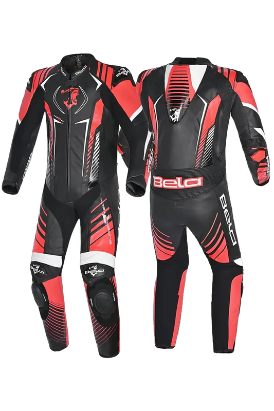 Bela Aragone Tuta da moto Nera/Rossa intera (1 PZ) 