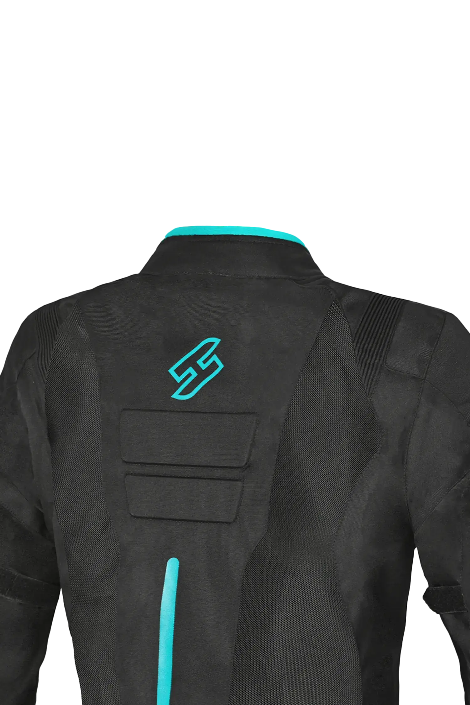 SHUA - GIACCA IN TESSUTO GRAVITY LITE NERO/TERQUISE donna Estivo traforato 