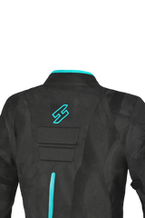 SHUA - GIACCA IN TESSUTO GRAVITY LITE NERO/TERQUISE donna Estivo traforato 