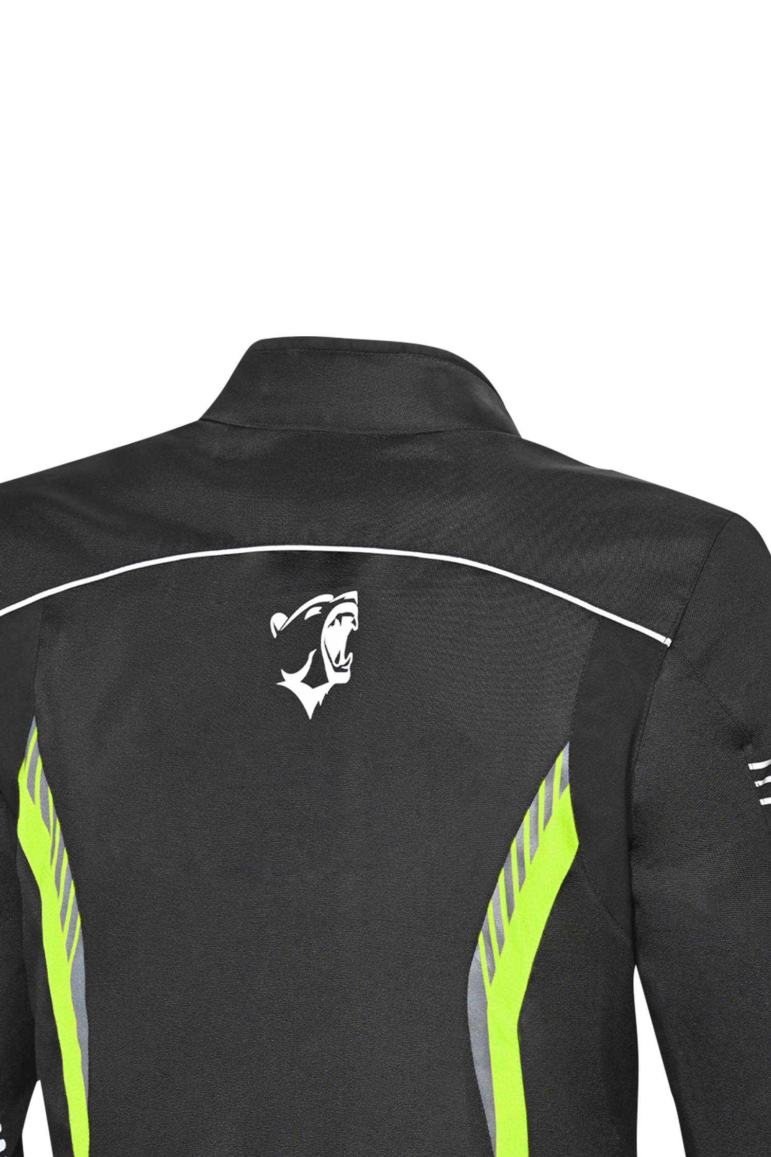 Bela Bradley Giacca da Moto Nero/ Giallo Fluor 