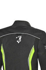 Bela Bradley Giacca da Moto Nero/ Giallo Fluor 