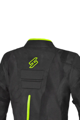 SHUA GRAVITY LITE GIACCA IN TESSUTO NERO/FLU/GIALLO  Estivo traforato Uomo 