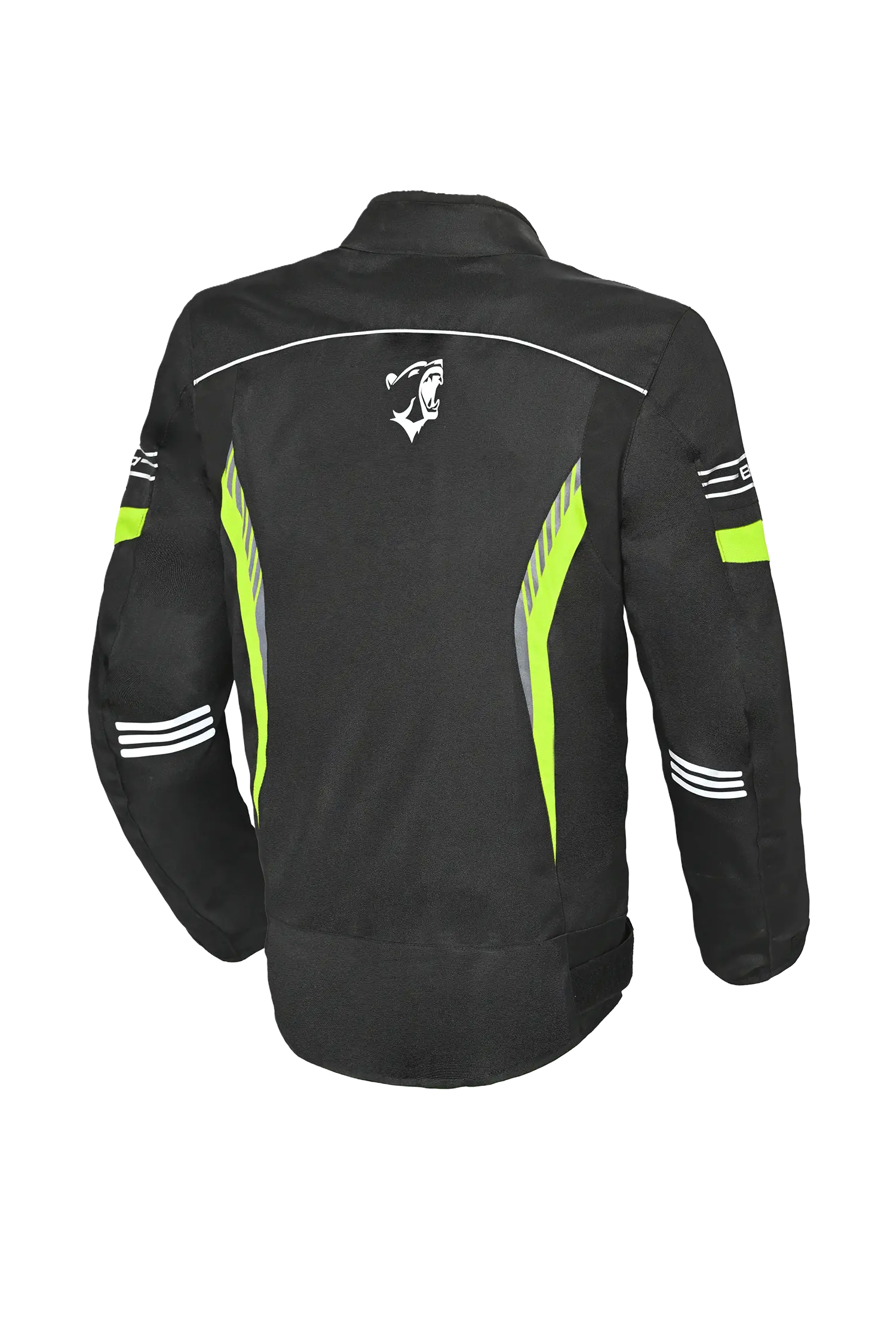 Bela Bradley Giacca da Moto Nero/ Giallo Fluor 