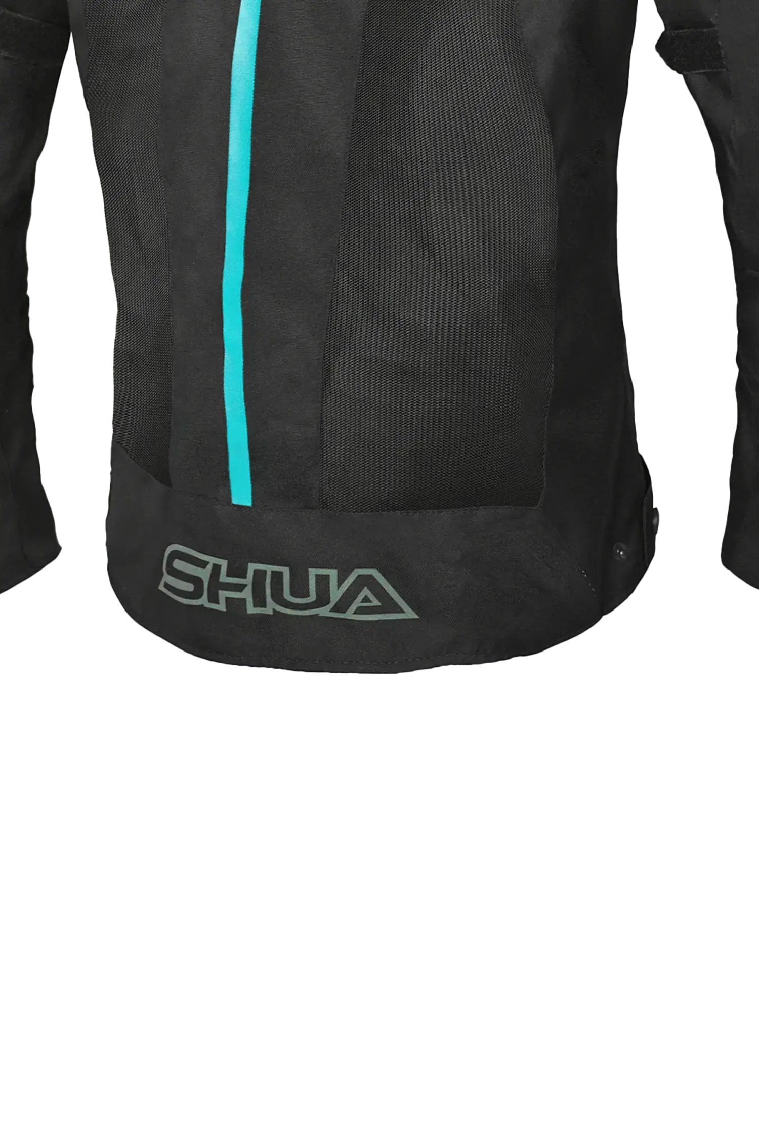 SHUA - GIACCA IN TESSUTO GRAVITY LITE NERO/TERQUISE donna Estivo traforato 