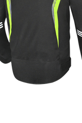 Bela Bradley Giacca da Moto Nero/ Giallo Fluor 