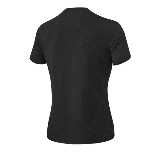 Bela Maglietta Nera Heartbeat ECG ITALIA Donna 